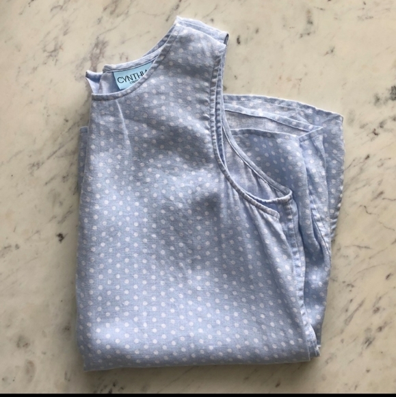 Cynthia Rowley Linen Polka Dot Top - Picture 3 of 3